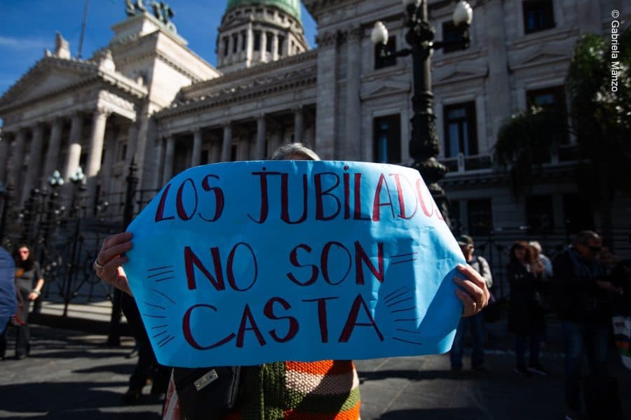 Las organizaciones de jubilados y jubiladas marchan el miércoles contra el veto de Milei