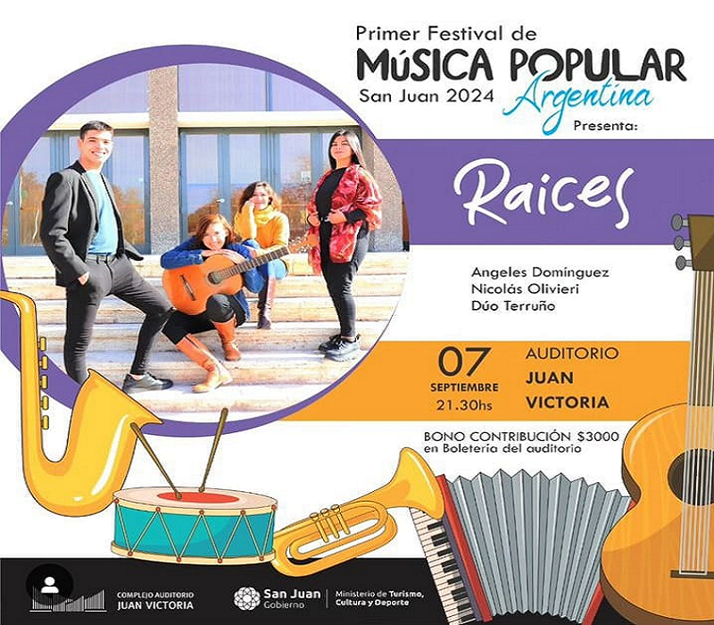 “RAÍCES”: UNA NUEVA EDICIÓN DEL FESTIVAL DE MÚSICA POPULAR